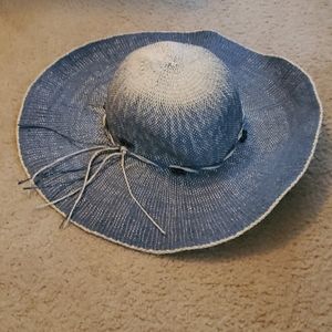 Floppy straw hat